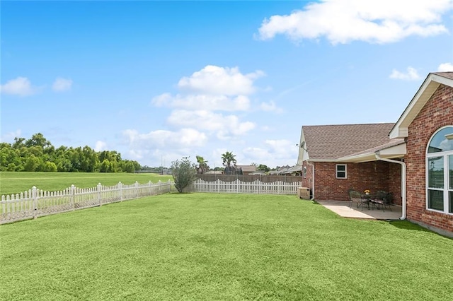 1115 Primrose Dr, Boutte, LA 70039 - view of yard with a patio area and central air condition unit