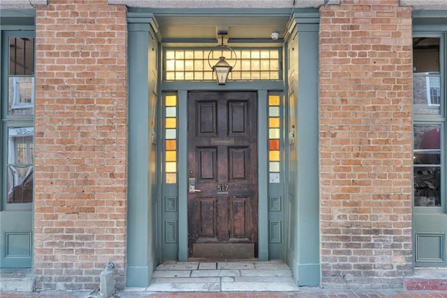 515 Saint Louis St Unit 6, New Orleans, LA 70130 - doorway to property with brick siding