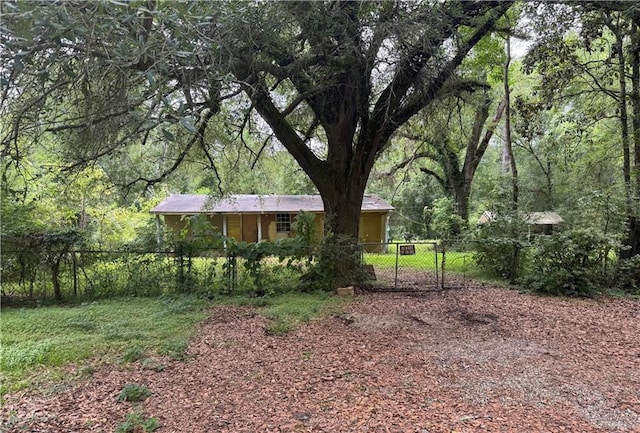 27060 Pichon Rd, Lacombe, LA 70445 - view of yard with a wooded view