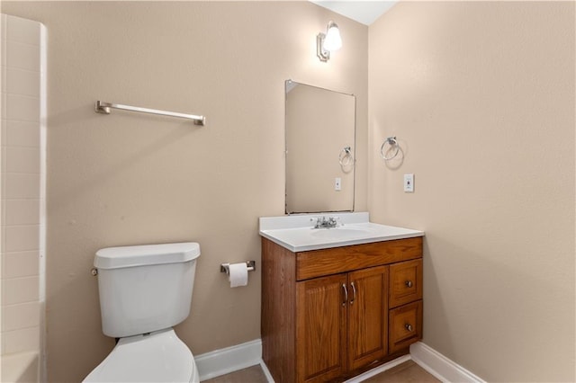 9101-9103 Atreus St, Chalmette, LA 70043 - full bath featuring vanity, toilet, and baseboards