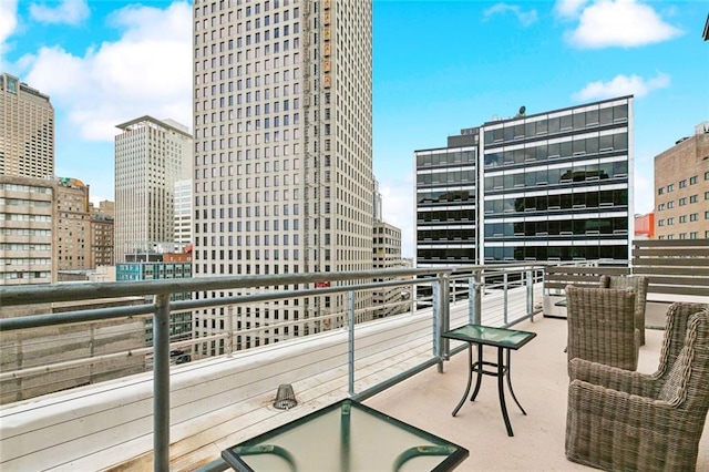 1111 Tulane Ave Unit 704, New Orleans, LA 70112 - balcony with a city view