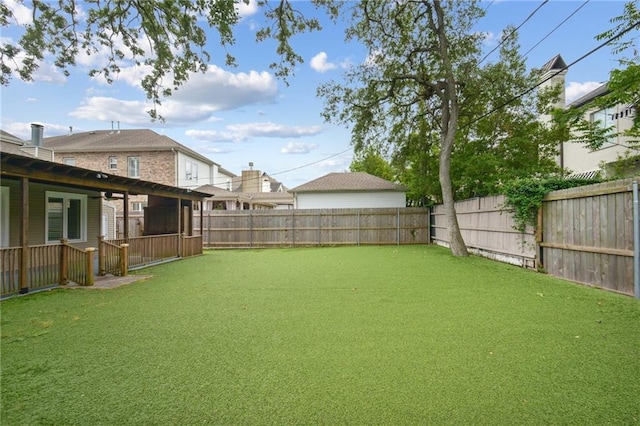404 Atherton Dr, Metairie, LA 70005 - view of fenced backyard