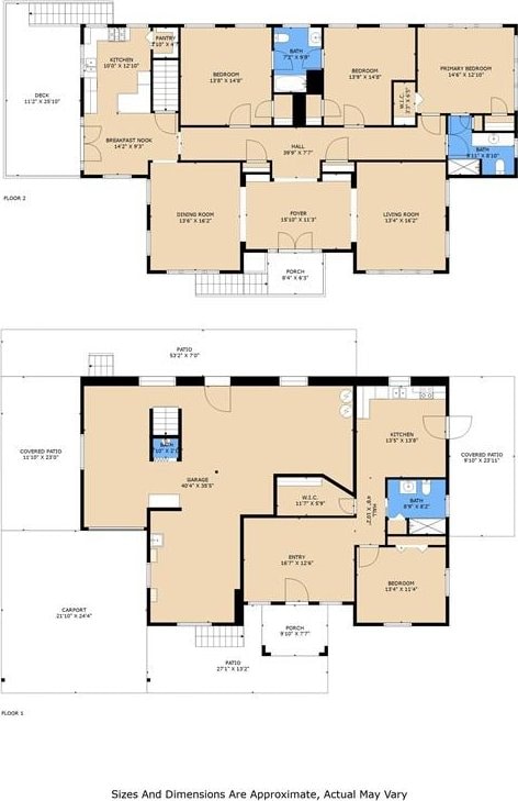 400 Aris Ave, Metairie, LA 70005 - room layout