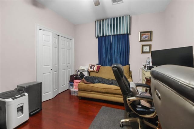 135 Maud Olive Dr, Belle Chasse, LA 70037 - office featuring wood finished floors