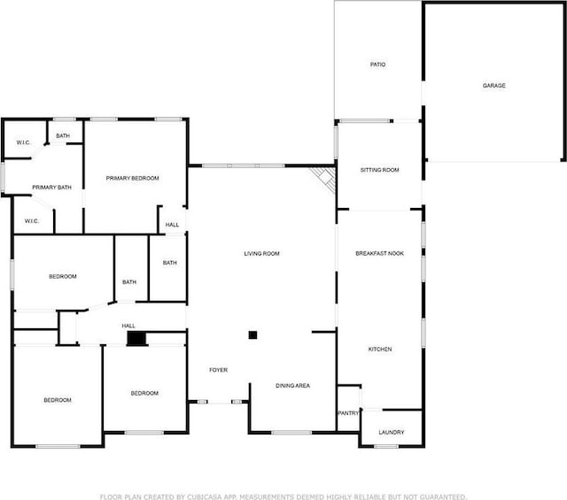 135 Maud Olive Dr, Belle Chasse, LA 70037 - view of property floor plan