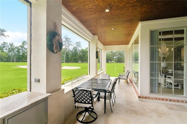 28 Wax Myrtle Ln, Covington, LA 70433 - view of patio / terrace