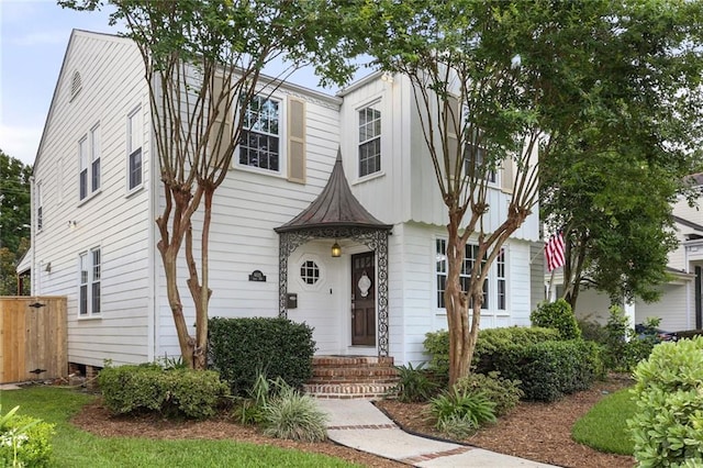 6035 Louis Xiv St, New Orleans, LA 70124 - view of front of property with a standing seam roof and metal roof
