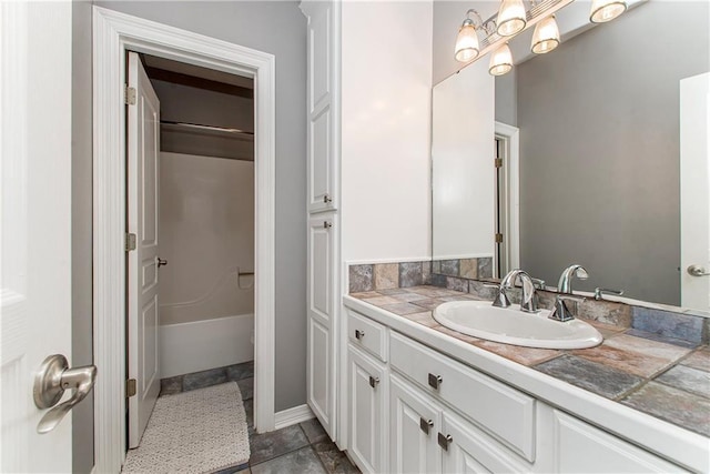 42251 Jefferson Dr, Hammond, LA 70403 - bathroom with vanity and  shower combination