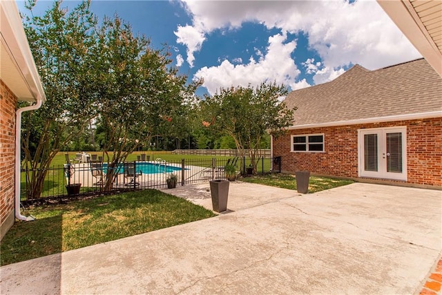 42251 Jefferson Dr, Hammond, LA 70403 - view of patio with french doors