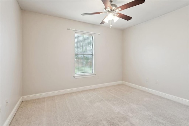 70323 11th St, Covington, LA 70433 - spare room with ceiling fan, carpet flooring, and baseboards