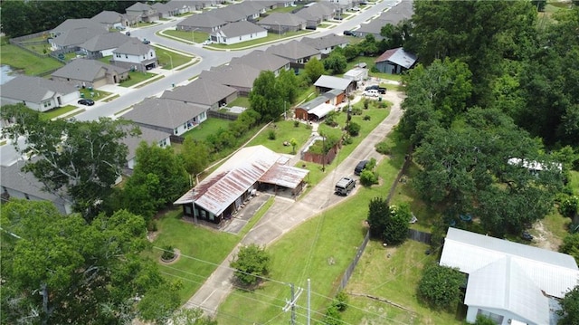 17345,17347,17351 Old Covington Highway, Hammond, LA 70403 - aerial overview of property's location with nearby suburban area