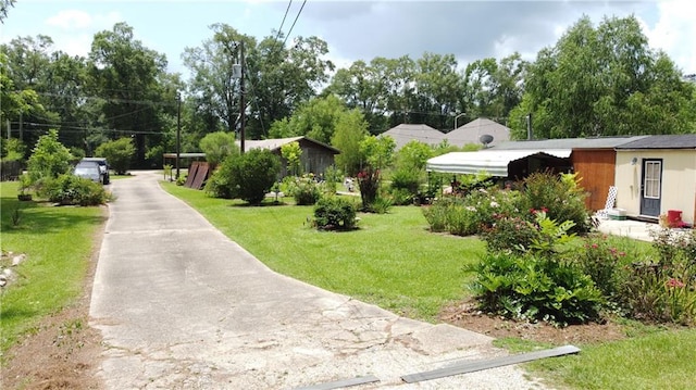 17345,17347,17351 Old Covington Highway, Hammond, LA 70403 - view of green lawn featuring asphalt driveway