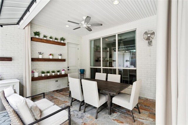 331 Memphis Trce, Covington, LA 70433 - indoor wet bar featuring stainless steel refrigerator