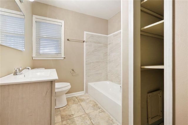 5908 York St, Metairie, LA 70003 - bathroom featuring vanity and washtub / shower combination