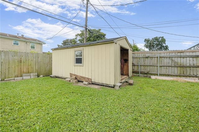 5908 York St, Metairie, LA 70003 - view of shed featuring a fenced backyard