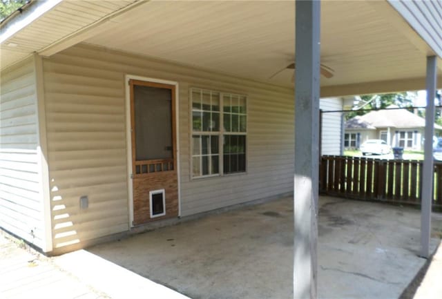 70305 I St, Covington, LA 70433 - view of patio / terrace with a ceiling fan