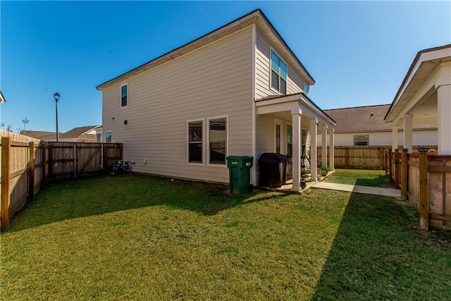 2329 Bradbury Pl, Covington, LA 70433 - back of property featuring a fenced backyard