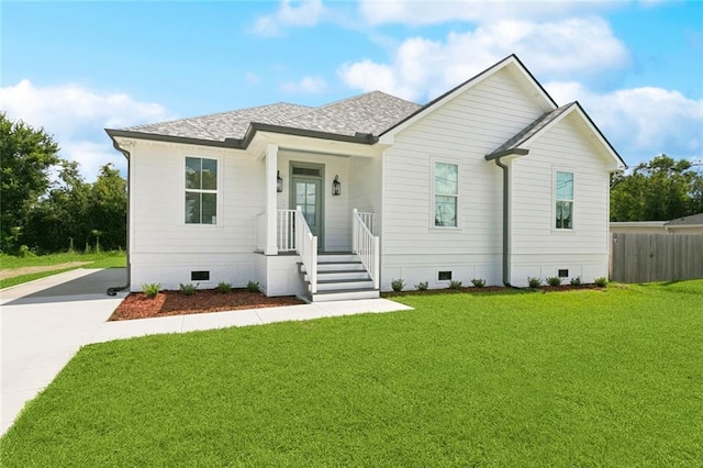 7211 Claiborne Ct, Arabi, LA 70032 - view of front of property featuring crawl space, concrete driveway, and roof with shingles