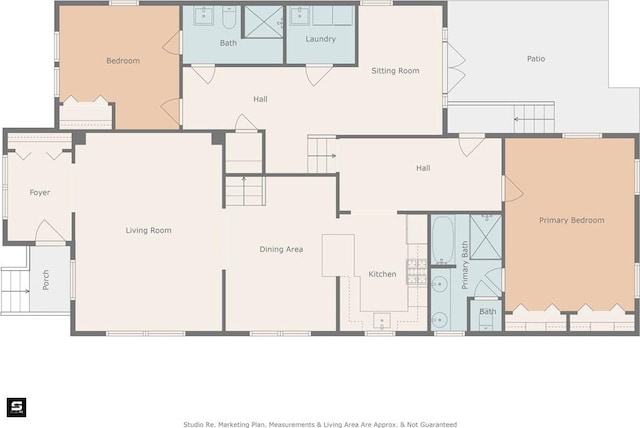 5930 Memphis St, New Orleans, LA 70124 - floor plan / room layout