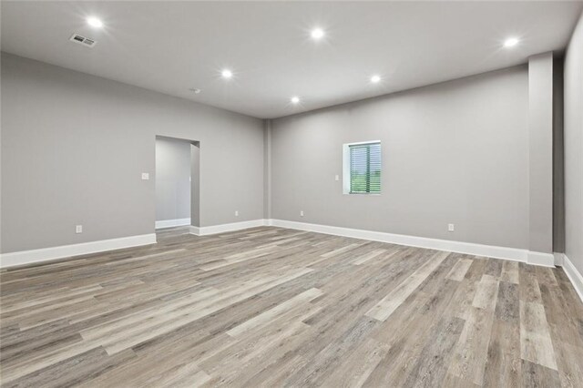 1400 Woodland Hwy, Belle Chasse, LA 70037 - unfurnished room with light wood-type flooring, recessed lighting, and baseboards