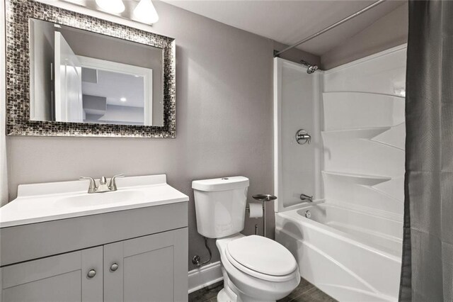 1400 Woodland Hwy, Belle Chasse, LA 70037 - full bath with shower / tub combo, vanity, and toilet