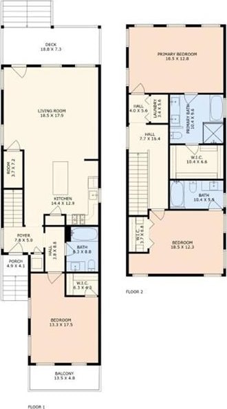 2509 Palmyra St, New Orleans, LA 70119 - view of floor plan / room layout