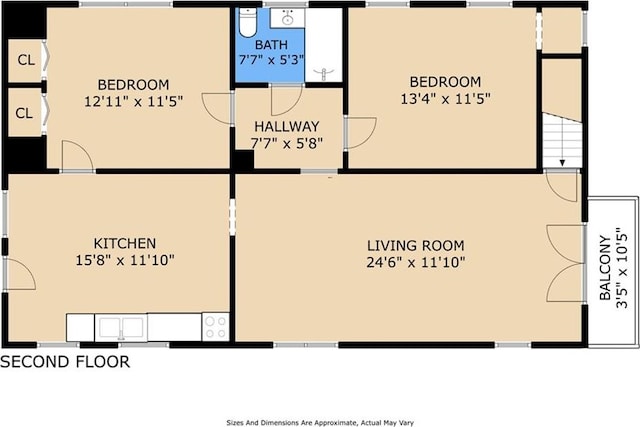3500 Clematis St, New Orleans, LA 70123 - view of floor plan / room layout