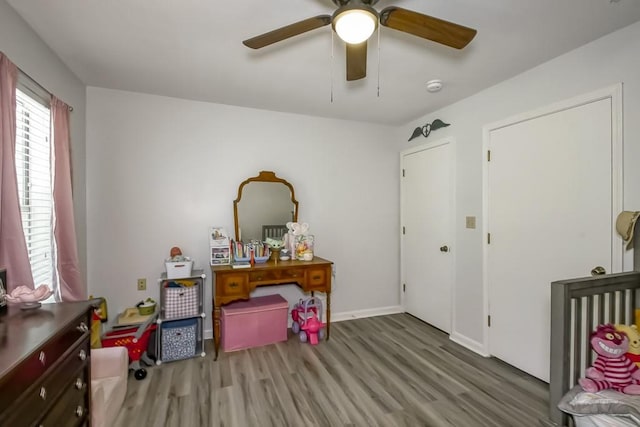 70380 K St, Covington, LA 70433 - bedroom featuring wood finished floors and a ceiling fan