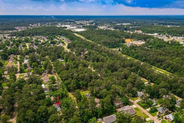 70380 K St, Covington, LA 70433 - aerial view of property's location featuring a forest