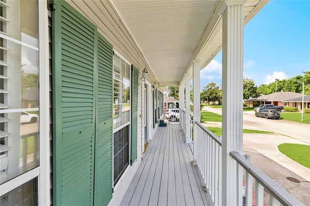 175 Dunleith Dr, Destrehan, LA 70047 - view of wooden porch