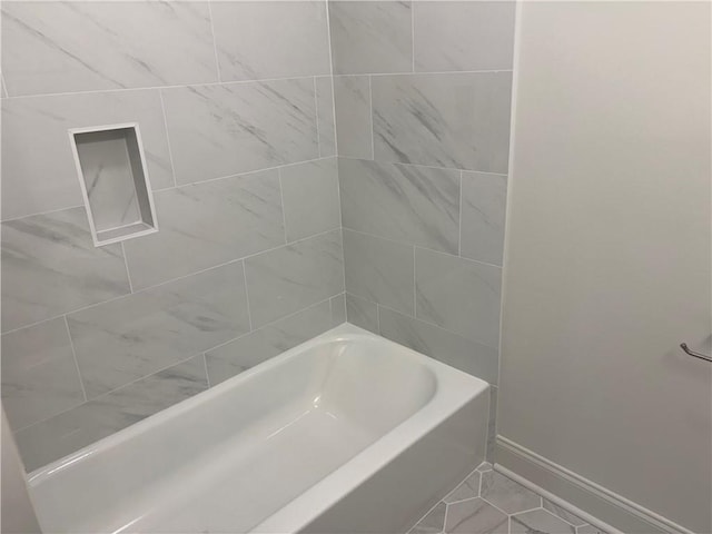 2035 Huey P Lng Ave, Gretna, LA 70053 - bathroom with baseboards and bathtub / shower combination