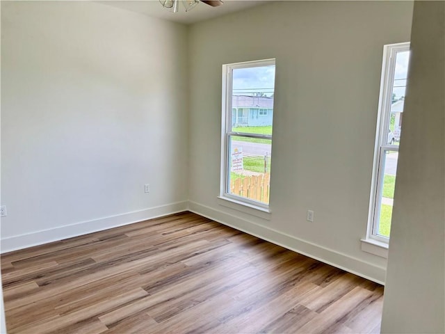 2444 Huey P Long Ave, Gretna, LA 70053 - spare room featuring wood finished floors and a ceiling fan