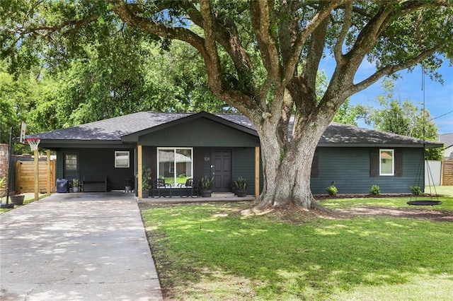 108 Cadow St, Paradis, LA 70080 - single story home with driveway, an attached carport, and roof with shingles