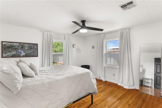 108 Cadow St, Paradis, LA 70080 - bedroom featuring light wood-type flooring and ceiling fan