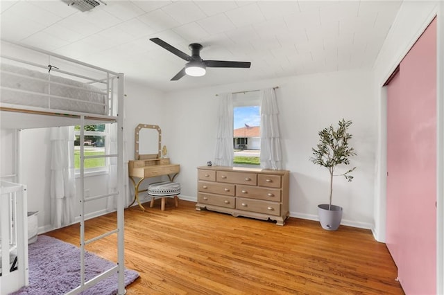 108 Cadow St, Paradis, LA 70080 - bedroom with wood finished floors and a ceiling fan