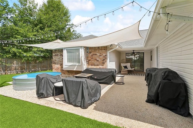 104 Inverrary Ct, Slidell, LA 70460 - view of patio featuring a grill