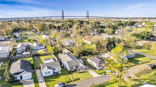 506 Ellington Ave, Luling, LA 70070 - aerial view of property's location with nearby suburban area and a notable bridge