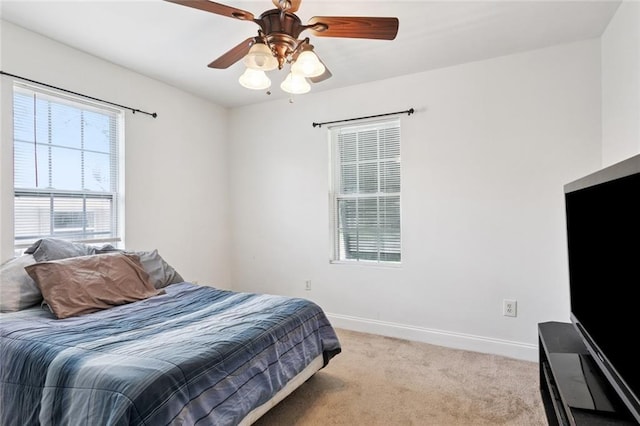 3211 Jackson Blvd, Chalmette, LA 70043 - bedroom featuring light carpet and ceiling fan