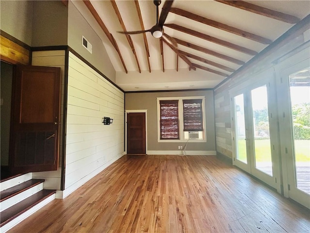 402 Orion Ave, Metairie, LA 70005 - unfurnished sunroom featuring french doors and cooling unit