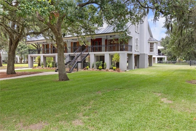 2801 Lakeshore Dr, Mandeville, LA 70448 - view of building exterior featuring stairs