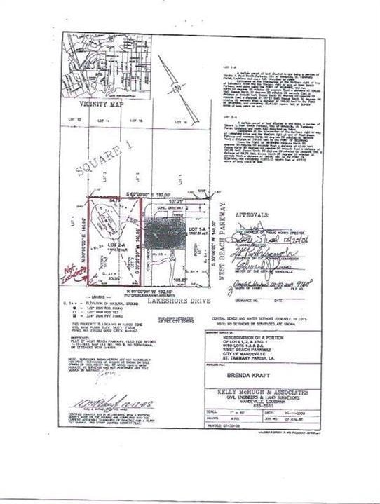2801 Lakeshore Dr, Mandeville, LA 70448 - view of a document