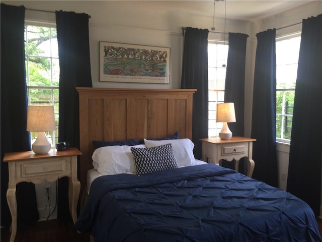 322426 Calhoun St, New Orleans, LA 70125 - bedroom featuring multiple windows and wood finished floors