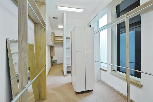 3128 Palm Vista Dr, Metairie, LA 70003 - walk in closet featuring light carpet