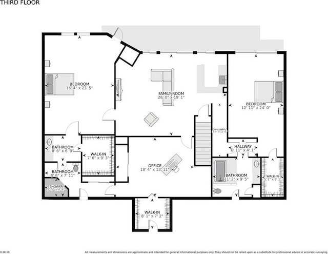 3128 Palm Vista Dr, Metairie, LA 70003 - view of floor plan / room layout