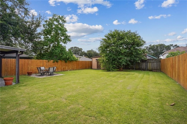4808 Fairfield St, Metairie, LA 70006 - fenced backyard featuring a patio area