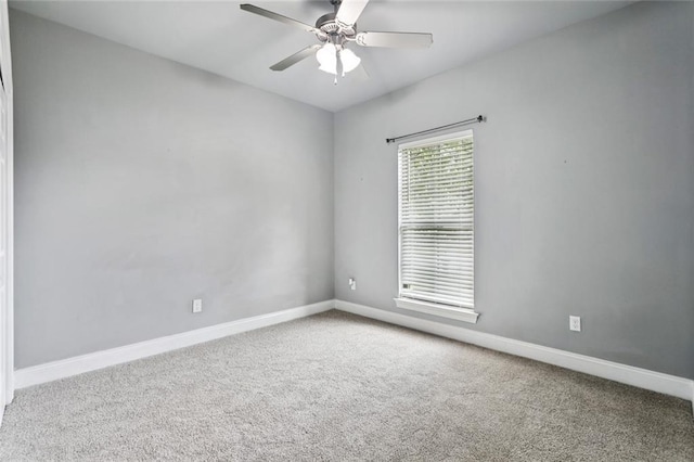 44128 Halter Ln, Hammond, LA 70403 - carpeted empty room with baseboards and a ceiling fan