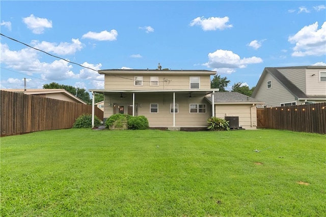 5921 Rickey St, Metairie, LA 70003 - rear view of property with a fenced backyard