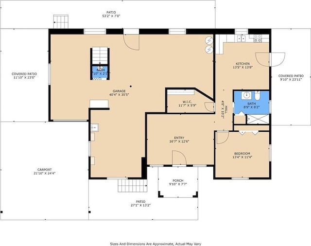 400 Aris Ave, Metairie, LA 70005 - view of room layout