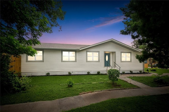 802 Claiborne Dr, Jefferson, LA 70121 - ranch-style house featuring a lawn