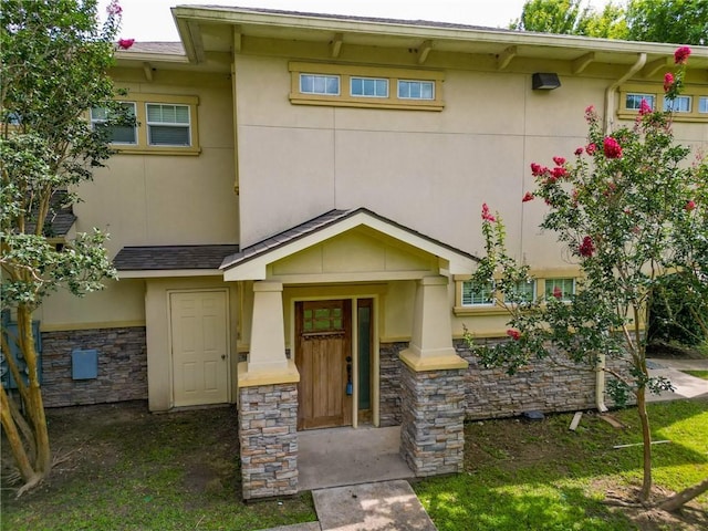 8000 Stonelake Village Ave Unit 406, Baton Rouge, LA 70820 - view of front of property featuring stone siding and stucco siding